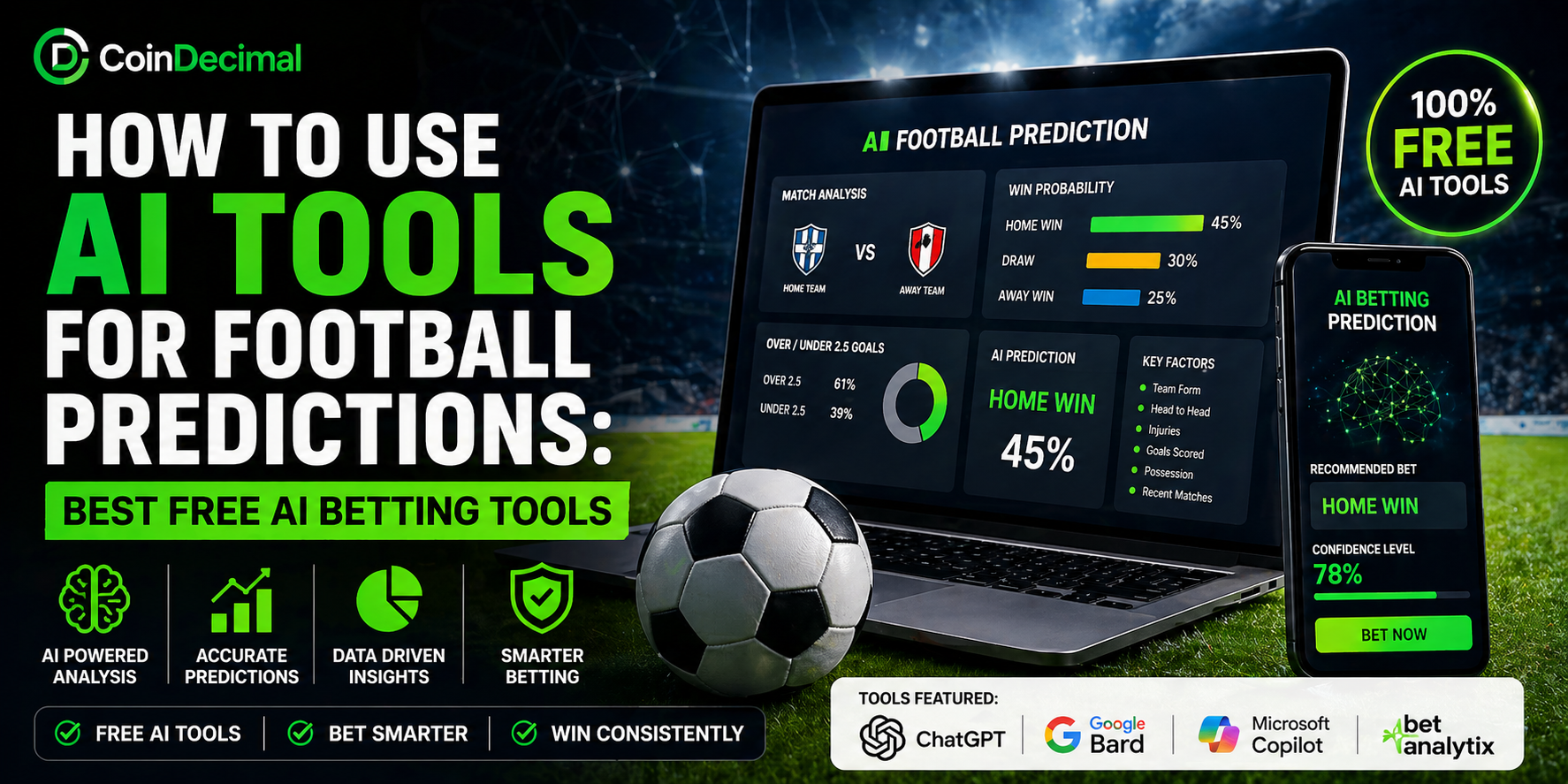How to Use AI Tools for Football Predictions: Best Free AI Betting Tools (2026)