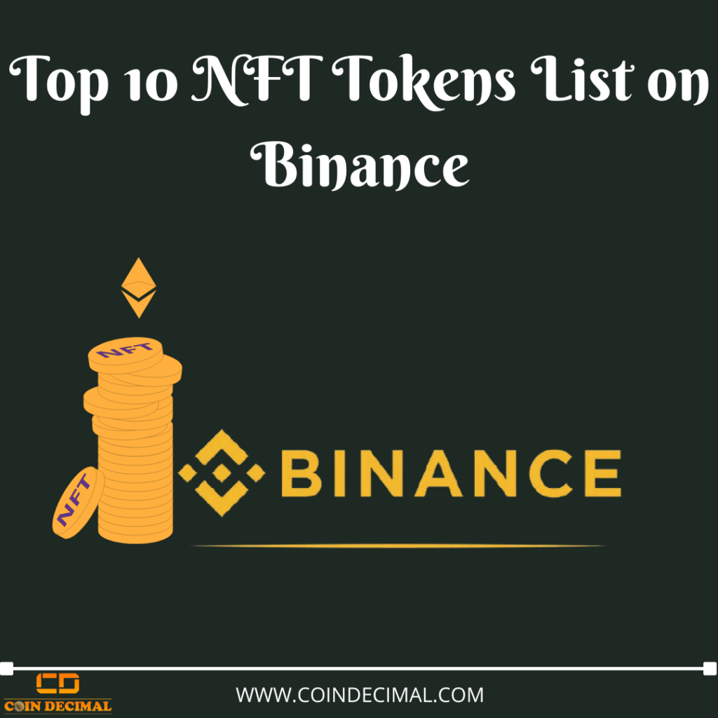 Top 10 NFT Tokens List on Binance