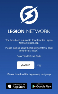 Legion Network Airdrop