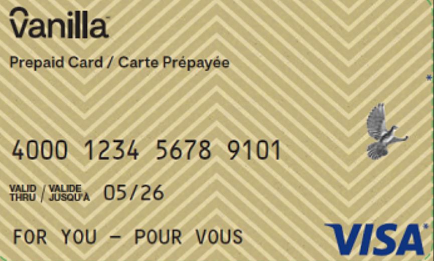 Vanilla Visa Prepaid Card
